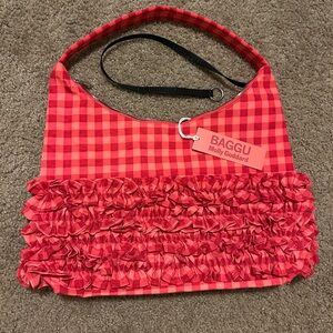 BAGGU MOLLY GODDARD Ruffle Shoulder Bag
